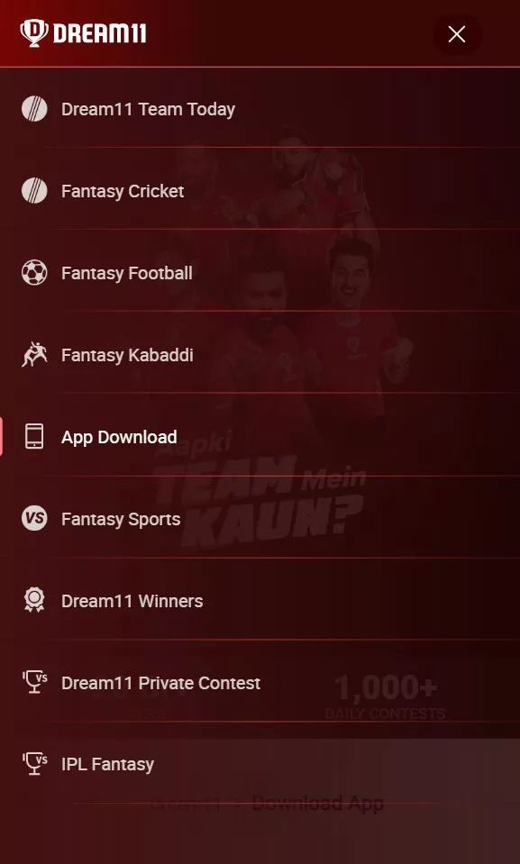 This image is app homepage image of best online betting app
